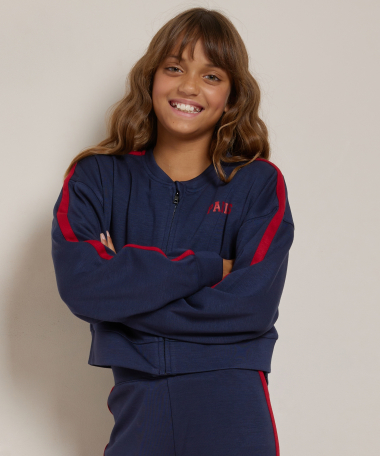 kort vest met streep