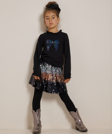 trui met pailletten opdruk