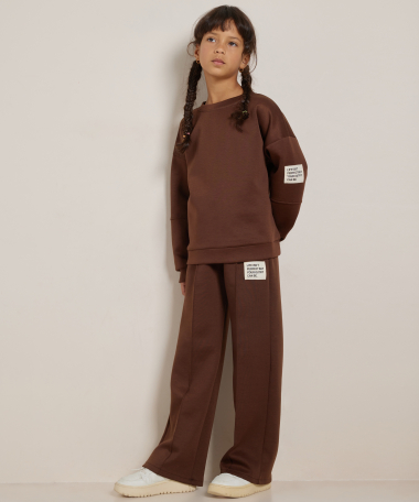 oversized trui met label