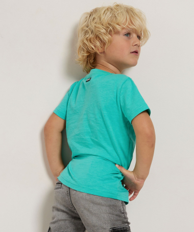 t-shirt met tropisch borduursel