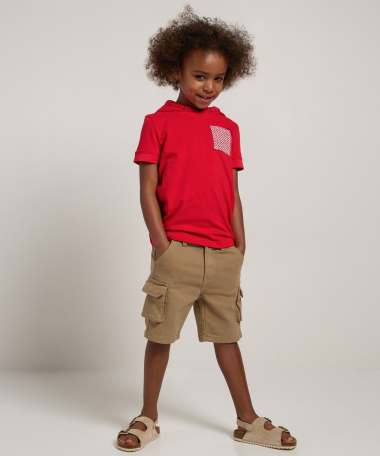 t-shirt met capuchon