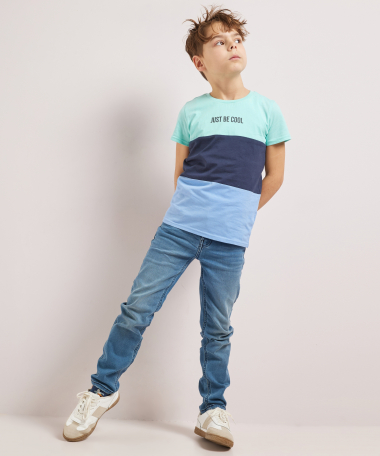 t-shirt kleurblokken