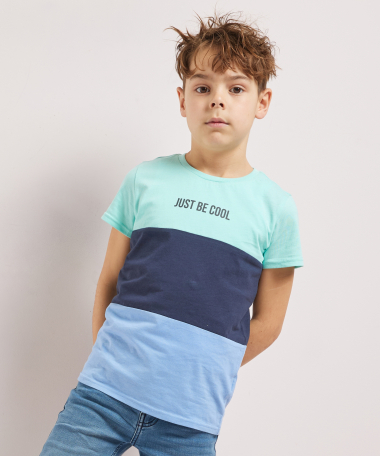 t-shirt kleurblokken