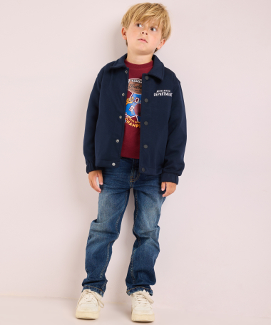 vest met borstprint