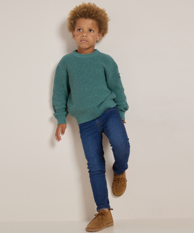 nappy trui met ronde hals