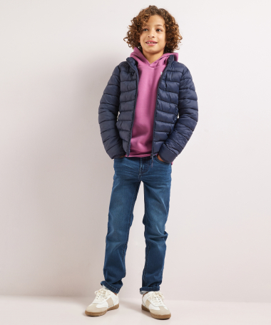 basic trui borstprint