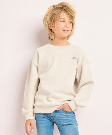 loose trui met backprint 