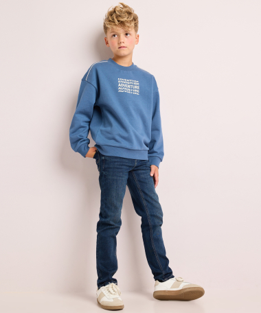 loose trui met frontprint