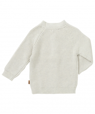 rib vest met knopen