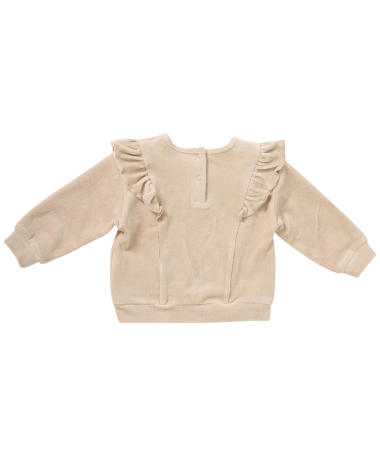 velvet rib trui ruches