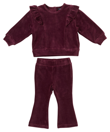 velvet rib trui ruches