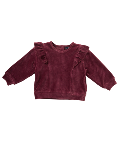 velvet rib trui ruches