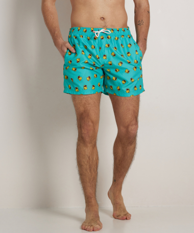 zwemshort met print