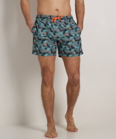 zwemshort met print