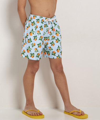 zwemshort met print