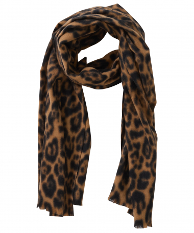 wintersjaal panterprint