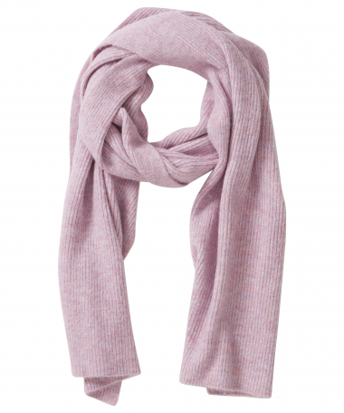 ribgebreide sjaal melange