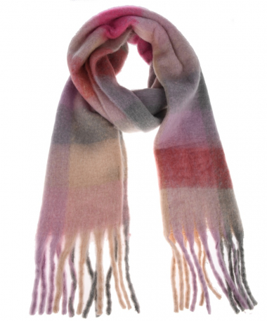 blok sjaal met franjes