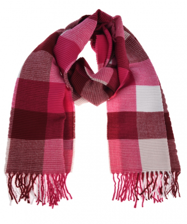 sjaal met blokkendessin