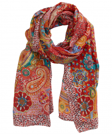 sjaal kleurrijke paisley
