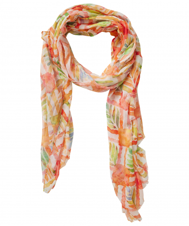 sjaal blad abstract design