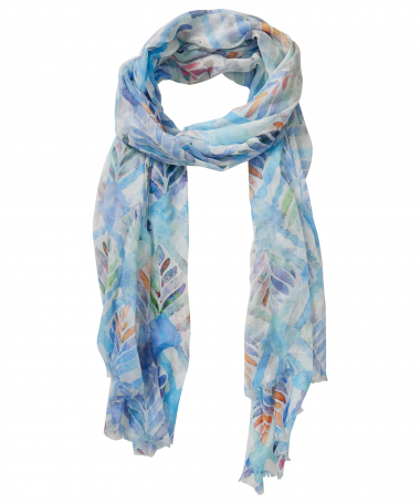 sjaal blad abstract design