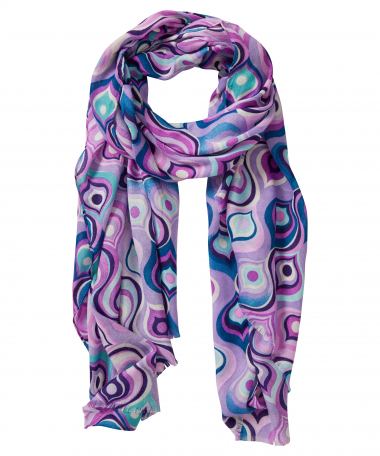 sjaal met retro print