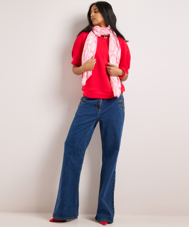 sjaal met retro print