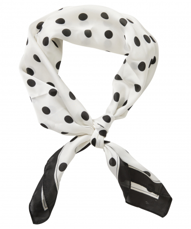 modesjaal met stippen