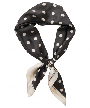 modesjaal met stippen