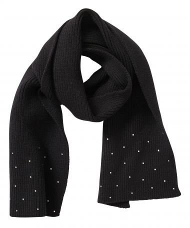 sjaal met glitterstuds