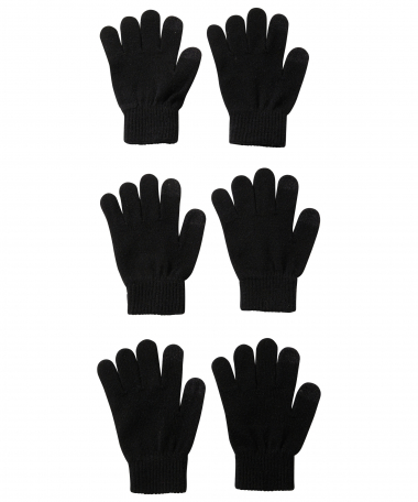 3-pack uni handschoenen