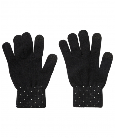 handschoenen met glitterstuds