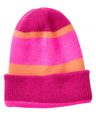 beanie met strepen