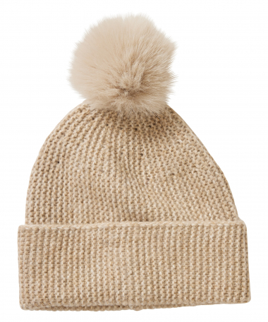 glitter beanie pompom