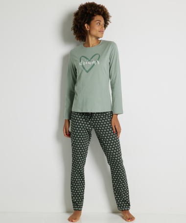 pyjama set opdruk+print