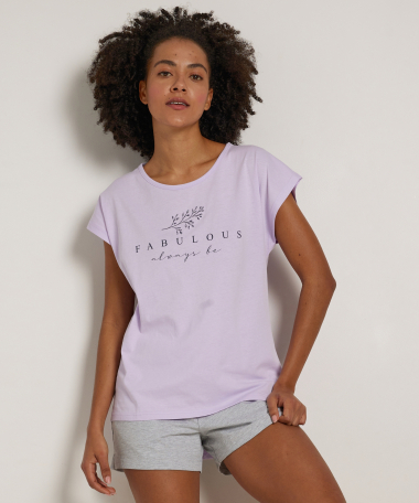 pyjama t-shirt met print
