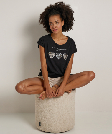 pyjama t-shirt met print