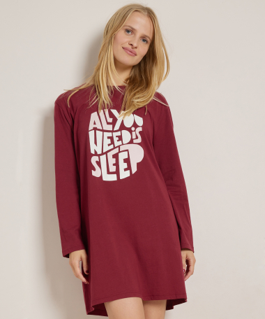 bigshirt met lange mouwen