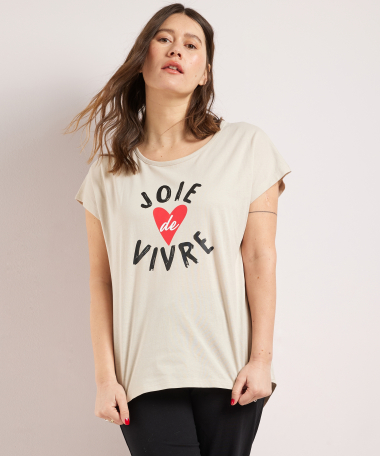 pyjama t-shirt met opdruk