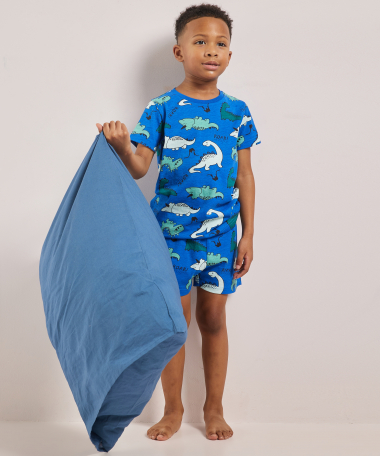 shortama met dino print