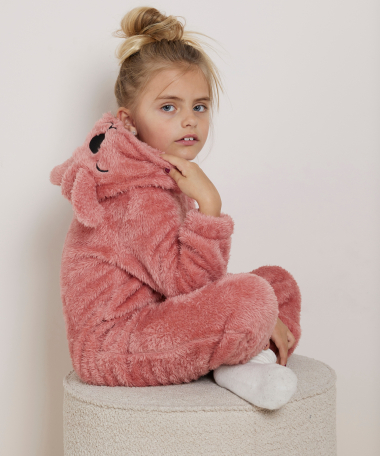 onesie met capuchon oortjes