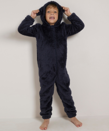 onesie met capuchon oortjes