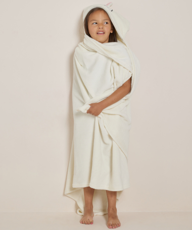 zachte deken met capuchon