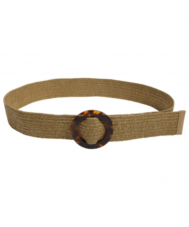 elastische riem met ronde gesp