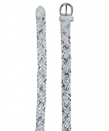 riem met gevlochten design