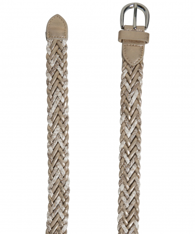 riem met gevlochten design