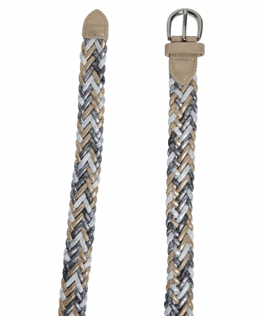 riem met gevlochten design