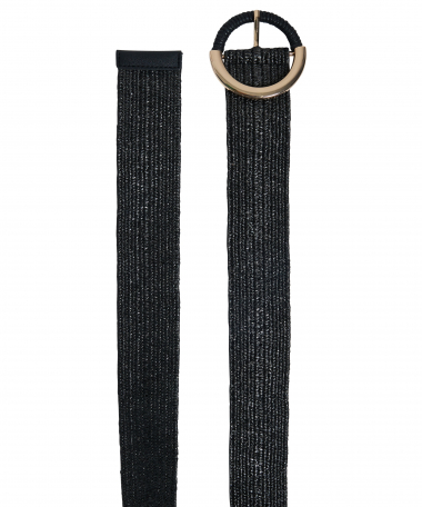 riem met ronde trendy gesp