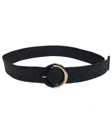 riem met ronde trendy gesp